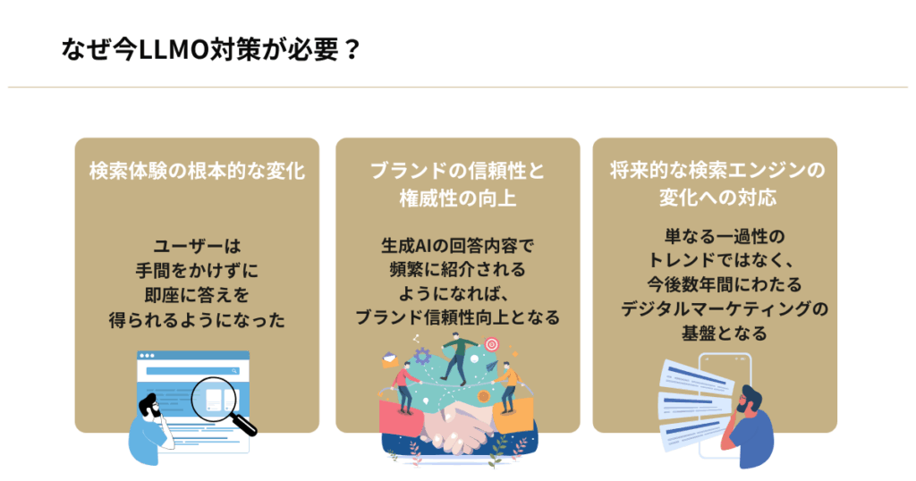 なぜ今llmo対策が必要？