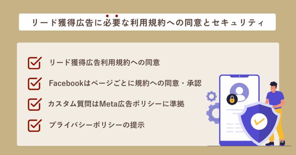 リード獲得広告の利用規約とセキュリティについて